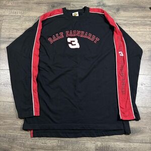 Dale Earnhardt Long Sleeve Shirt Mens Large Black NASCAR‎ Racing Winner's Circle